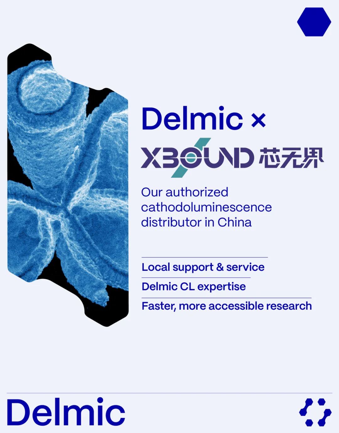 XBOUND 芯无界 × Delmic CL 正式携手（官宣主视觉）